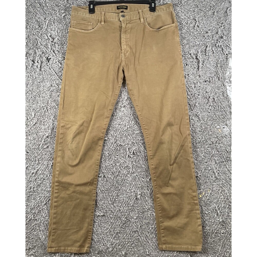 Flint And Tinder Pants Men’s Size 36 Beige Preppy Chino 5 Pocket Golf Preppy